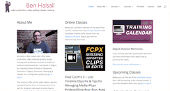Desktop Screenshot of benhalsall.com