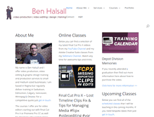 Tablet Screenshot of benhalsall.com